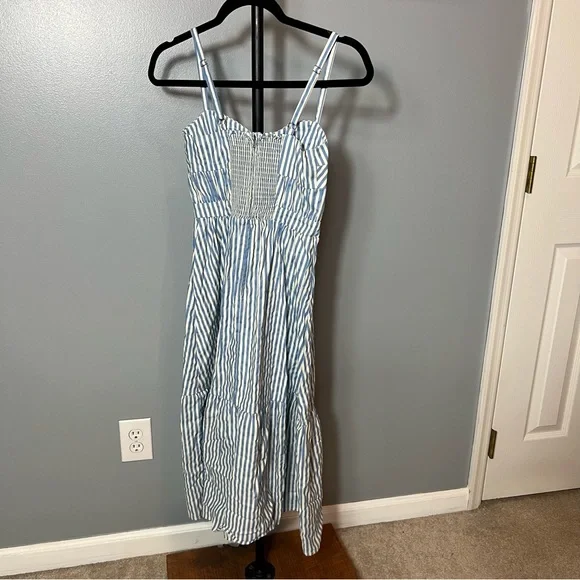 Reformation Lauretta Dress Monday Stripe - Picture 6 of 8